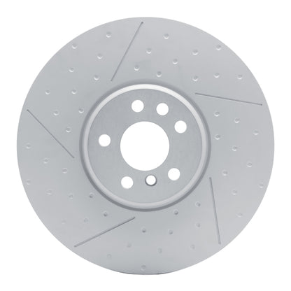 DFC 20-25 BMW M440iX Left Front Hi-Carbon Alloy Geomet Coated Rotor - Dimpled and Slotted