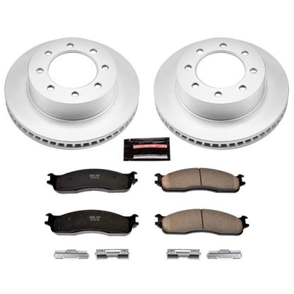 PowerStop Power Stop 03-08 Dodge Ram 3500 Front Z17 Coated Brake Kit
