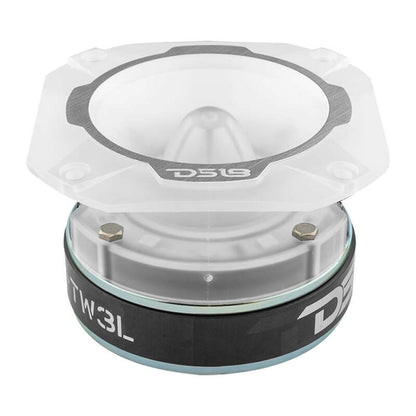 DS18 4in Super Bullet Tweeter 250 Watts RMS 1.5in Titanium Vc 4 ohm RGB LED Lights