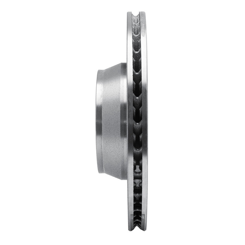 R1 Concepts R1 07-16 Porsche Panamera Right Rear Drilled & Slotted Silver Brake Rotor