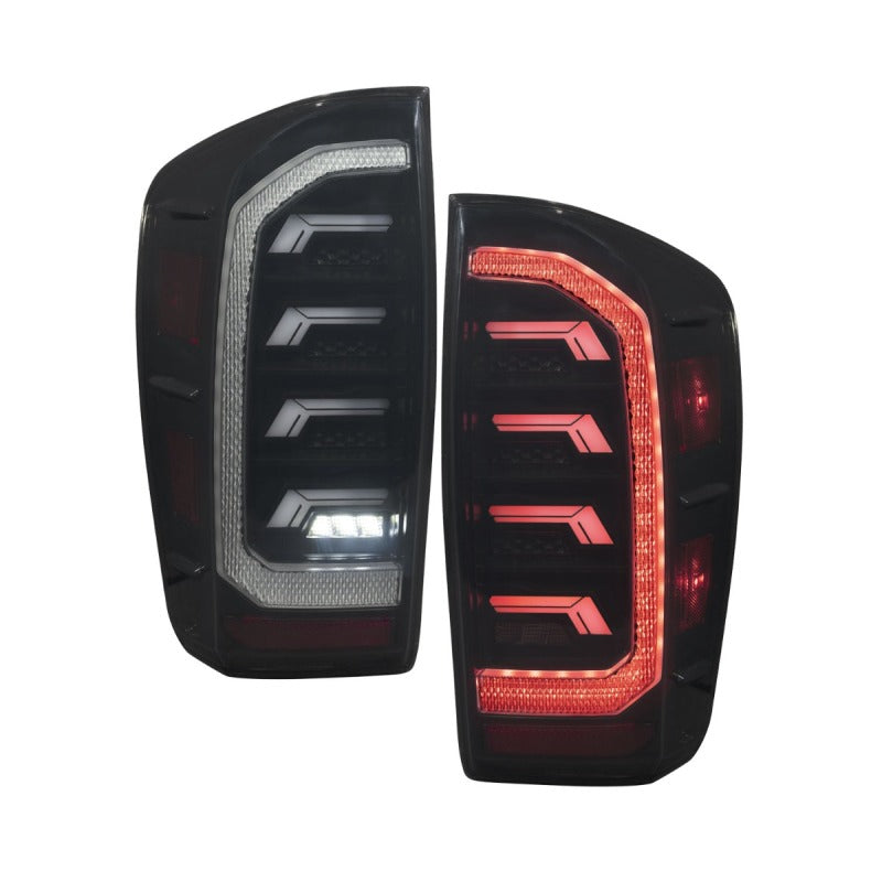 Form Lighting 2016-2023 Toyota Tacoma LED Tail Lights Red (Pair)