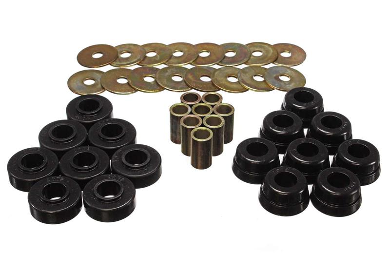 Energy Suspension GM Body Mount Set W/Hardware - Black