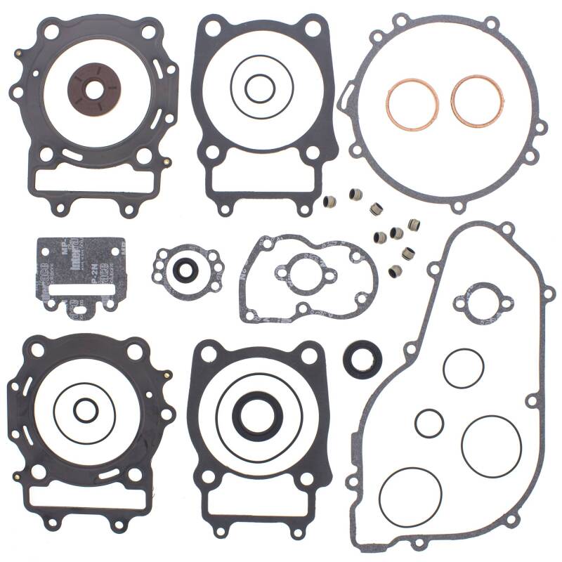 Vertex Pistons Vertex Gaskets 08-10 Arctic Cat 1000 H2 THUNDERCAT Complete Gasket Kit w/ Oil Seals