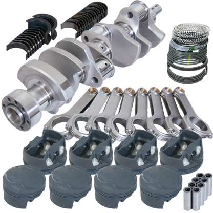 Eagle Chevy LT1 350 1Pc 3.750in Crank 6.000in H-Beam 6cc Dome 4.060in Pistons Rotating Assembly