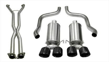 CORSA Performance Corsa 09-13 Chevy Corvette 6.2L V8 2.5in Sport Cat-Back Dual Rear Exit w/Twin 4.0in Pol Pro-Ser Tips