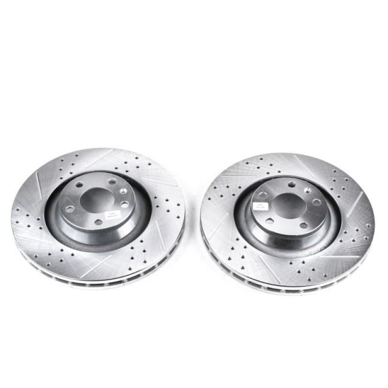 PowerStop Power Stop 05-11 Audi A6 Quattro Front Evolution Drilled & Slotted Rotors - Pair