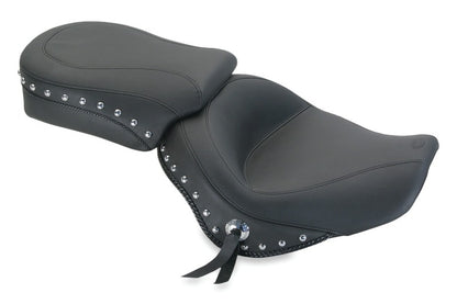 Mustang Motorcycle Mustang 10-18 Triumph Thunderbird, Thunderbird Storm Std. Touring 2PC Seat w/Studs - Black