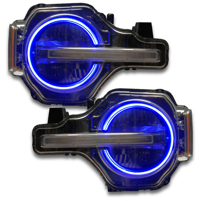 ORACLE Lighting Oracle 2021 Ford Bronco DRL Upgrade w/ Halo Kit - ColorSHIFT w/ RF Controller