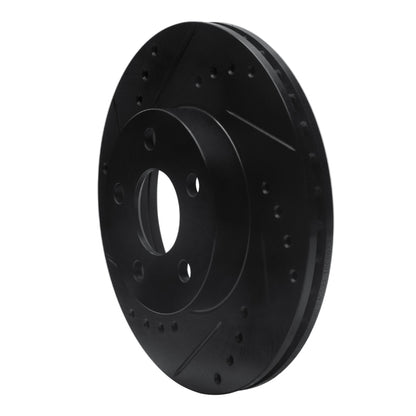 R1 Concepts R1 90-05 Buick Skylark Front Left Drilled & Slotted Black Brake Rotor