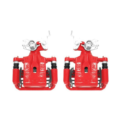 PowerStop Power Stop 06-12 Ford Fusion Rear Red Calipers w/Brackets - Pair