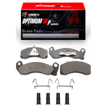 R1 Concepts R1 79-91 Ford LTD Front Optimum OE Pads & Hardware Kit