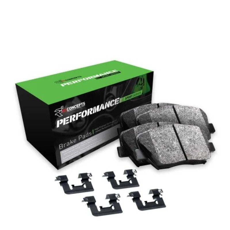 R1 Concepts R1 20-24 Mini Countryman Front Performance Sport Brake Pads and Hardware Kit