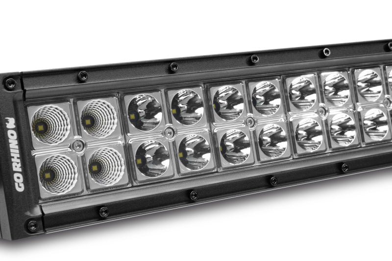 Go Rhino Xplor Bright Series Dbl Row LED Light Bar (Side/Track Mount) 21.5in. - Blk