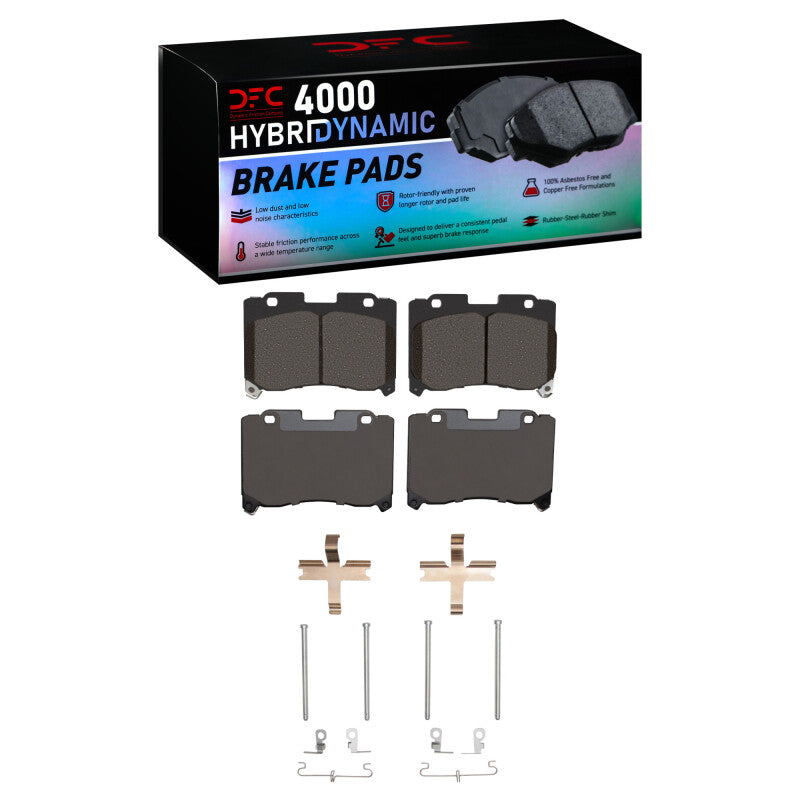 DFC 93-98 Toyota Supra Front 4000 HybriDynamic Brake Pads and Hardware Kit