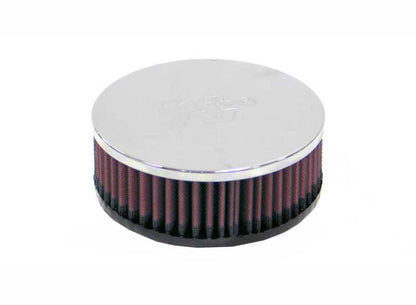 K&N Engineering K&N Universal Round Clamp-On Air Filter 2in. Flange / 5-3/8in. OD / 2in. Height