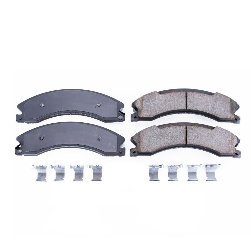 PowerStop Power Stop 12-19 Nissan NV1500 Rear Z17 Evolution Ceramic Brake Pads w/Hardware