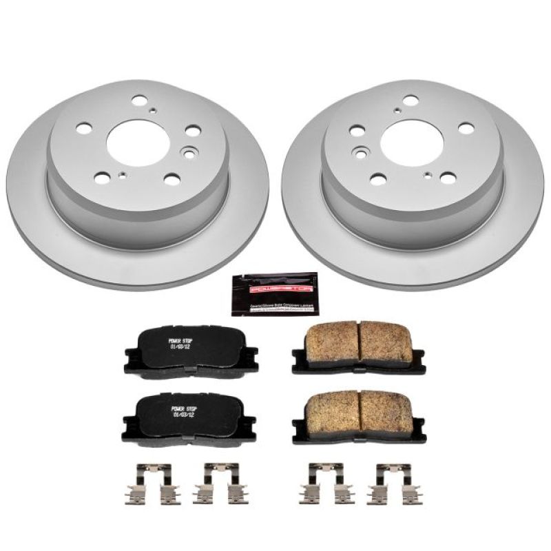 PowerStop Power Stop 02-03 Lexus ES300 Rear Z17 Evolution Geomet Coated Brake Kit