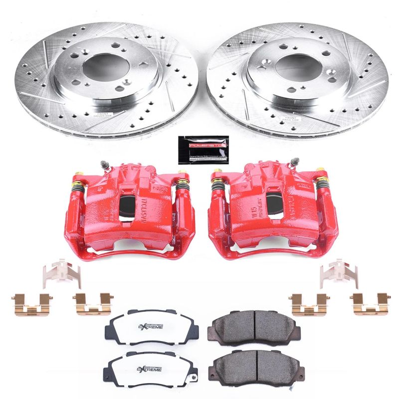 PowerStop Power Stop 91-95 Acura Legend Front Z26 Street Warrior Brake Kit w/Calipers