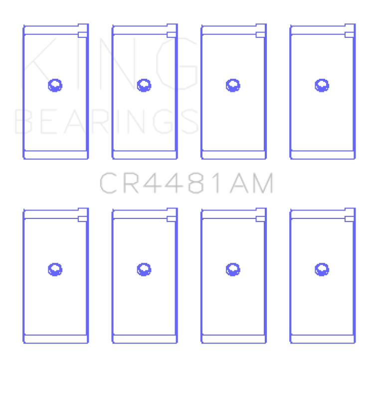 King Engine Bearings Mitsubishi G32/G63 (Size +0.50mm) Connecting Rod Bearing Set