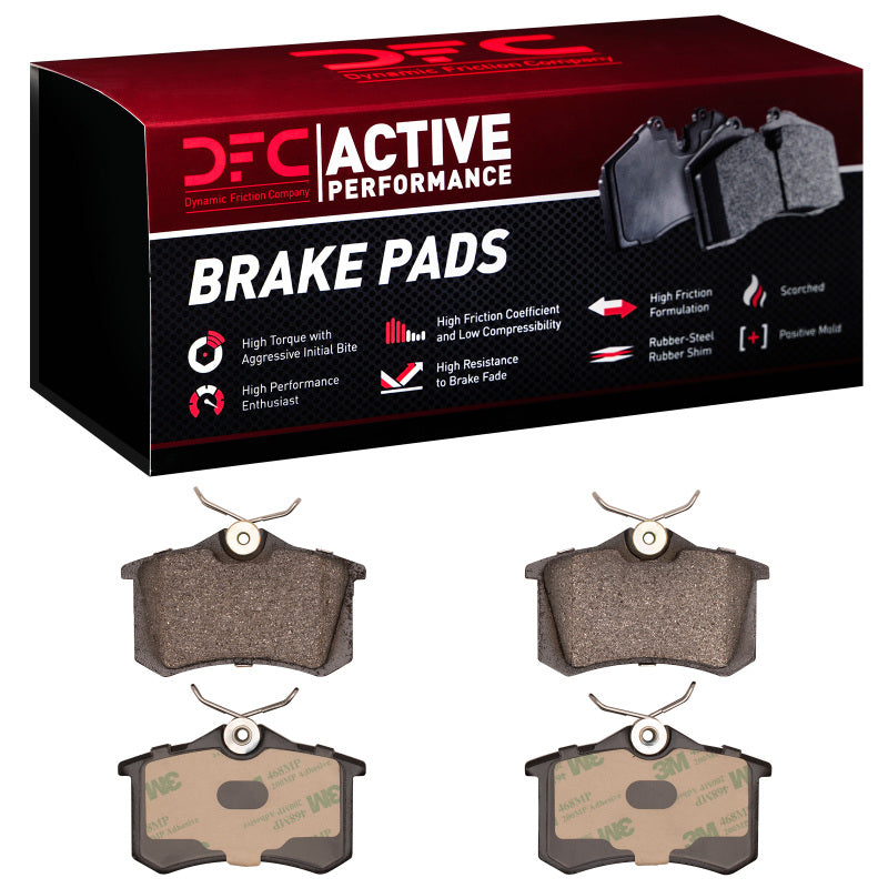 DFC 85-06 Volkswagen Golf Rear Low Metallic Active Performance Brake Pads