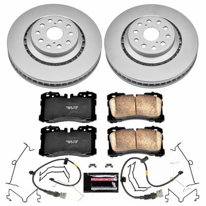 PowerStop Power Stop 10-17 Lexus LS460 Front Z17 Evolution Geomet Coated Brake Kit