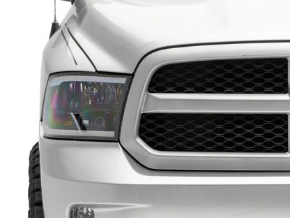 Raxiom 09-18 Dodge RAM 1500/2500/3500 Axial Headlights w/ SEQL LED Bar- Black Housing (Clear Lens)