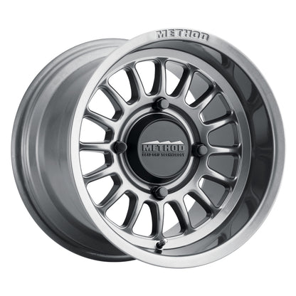 Method Wheels Method MR411 Bead Grip 15x10 / 6+4/25mm Offset / 4x136 / 106.25mm CB Gloss Titanium Wheel