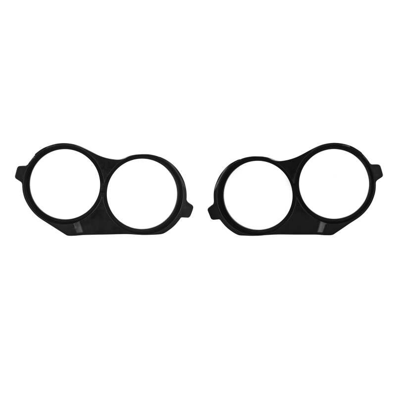 DS18 14-23 Harley-Davidson Saddle Bag Mid Bass Adapter Ring 2x 10in ABS Black