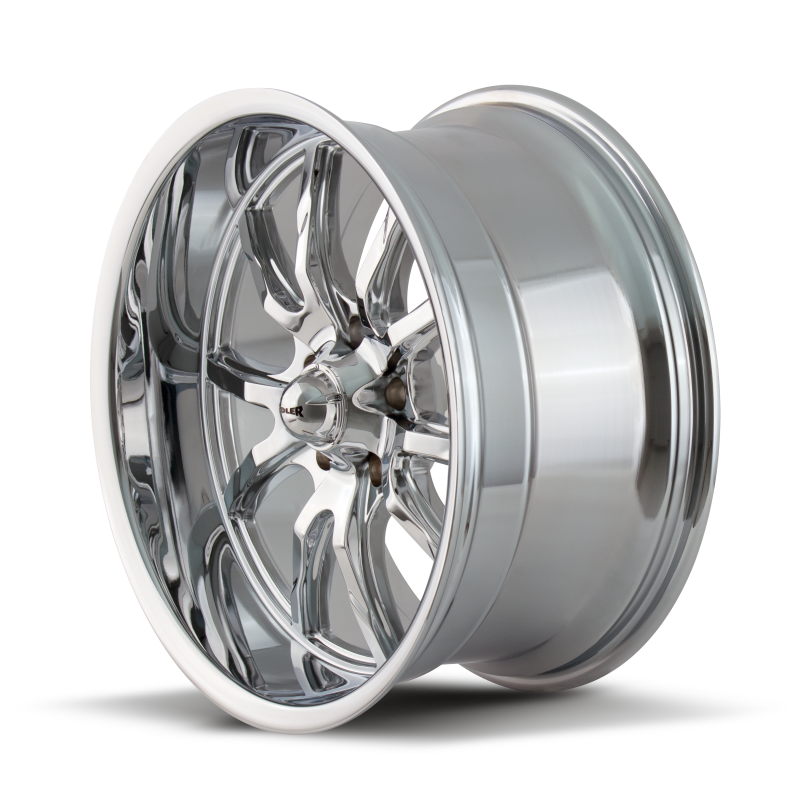Ridler Wheels Ridler 650 18x9.5 / 5x114.3 BP / 0mm Offset / 83.82mm Hub Chrome Wheel