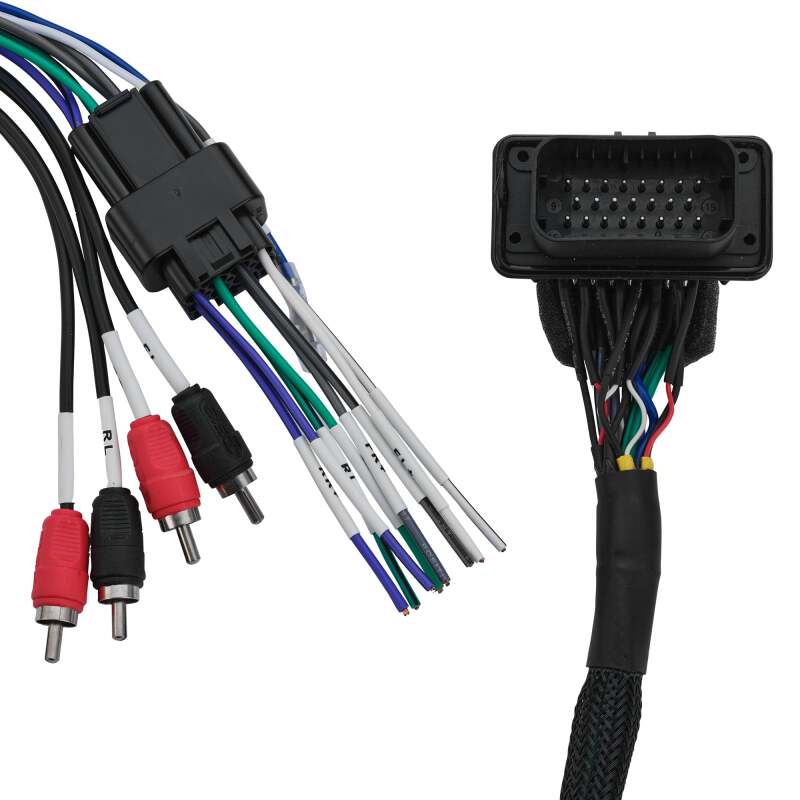 DS18 Plug and Play Harness For OEM Ride Command For 4-CH RCA Audio Signal and Remote Turn-on