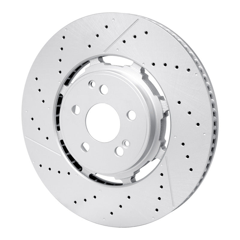 DFC 21-25 Mercedes-Benz Gle63 AMG S SUV Rear Drilled & Slotted Hi-Carbon Alloy GEOMET Coated Rotor