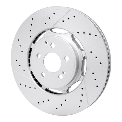 DFC 21-25 Mercedes-Benz Gle63 AMG S SUV Rear Drilled & Slotted Hi-Carbon Alloy GEOMET Coated Rotor