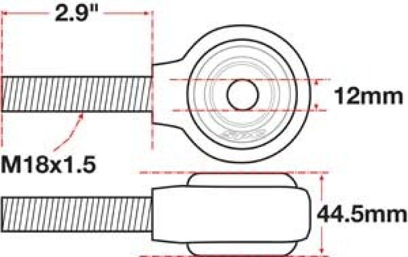 SPC Performance xAxis Rod End Ball Joint