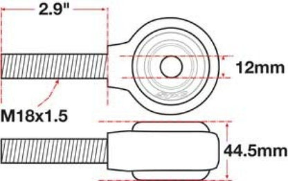 SPC Performance xAxis Rod End Ball Joint