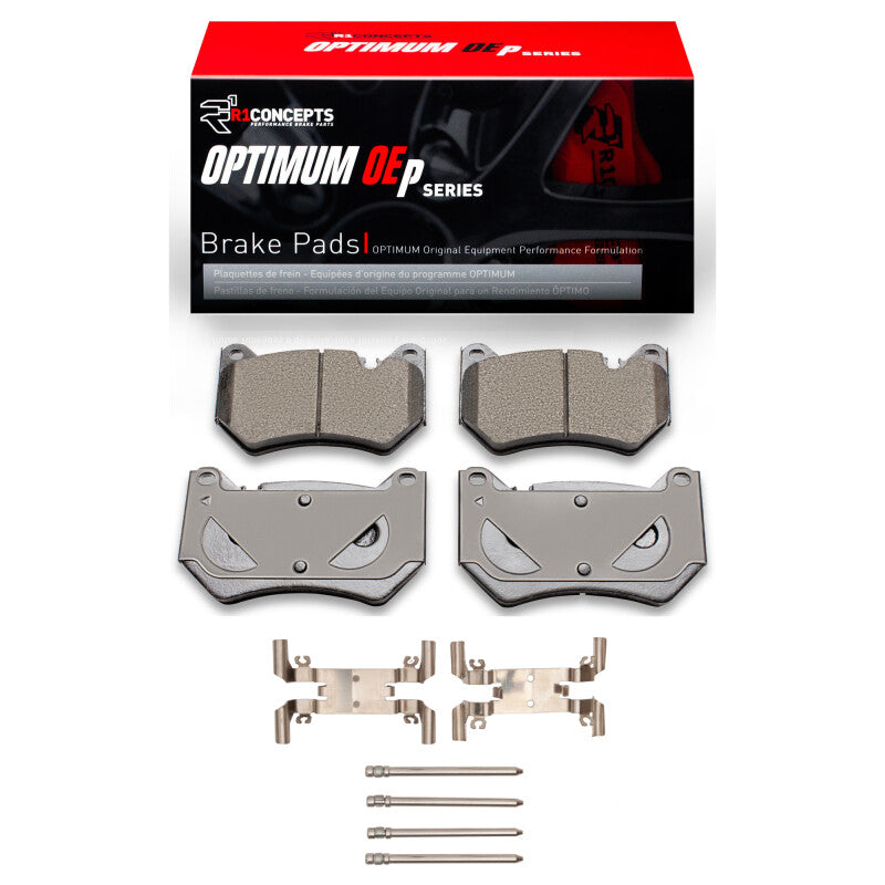 R1 Concepts R1 18-25 Audi Q5 (USA/Canada Excl Hybrid) Front Optimum OE Pads & Hardware Kit