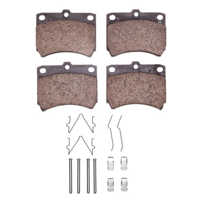 R1 Concepts R1 88-93 Ford Festiva Front Optimum OE Pads & Hardware Kit