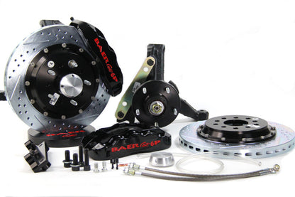 Baer Brakes 94-96 Chevrolet Impala 13in Pro+ Front Brake Kit-Black-