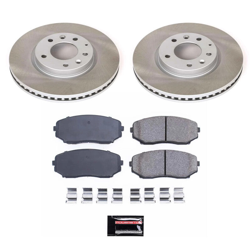 PowerStop Power Stop 07-12 Mazda CX-7 Front Semi-Coated Rotor Kit
