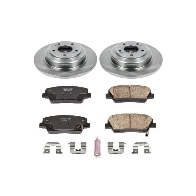 PowerStop Power Stop 10-16 Hyundai Genesis Coupe Rear Autospecialty Brake Kit