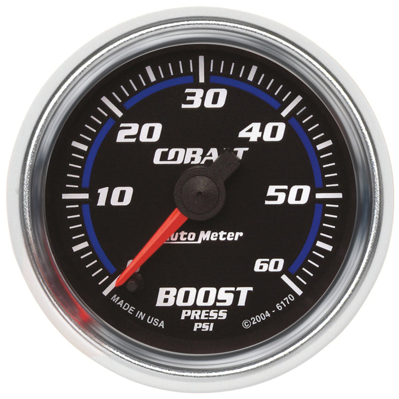 Autometer Cobalt 52mm 0-60 PSi Boost Gauge