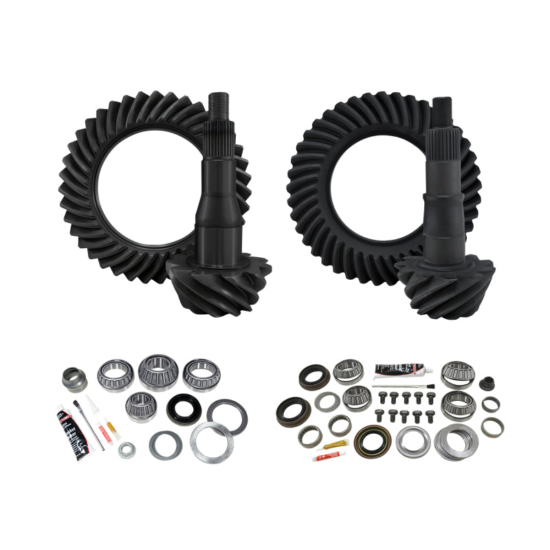 Yukon Gear & Axle Yukon Gear & Install Kit Package for 11-19 Ford F150 9.75in Front & Rear 4.56 Ratio