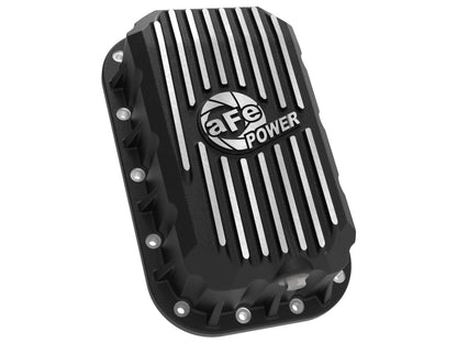 aFe POWER Pro Series Engine Oil Pan Black w/ Machined Fins Jeep Wrangler (JK) 12-18 V6-3.6L