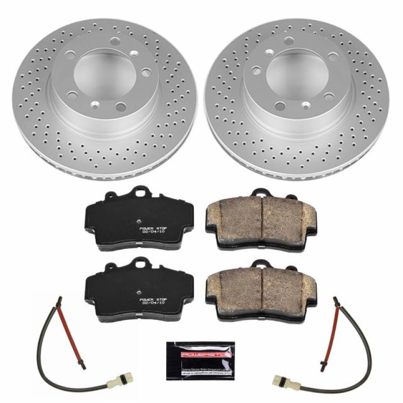PowerStop Power Stop 05-08 Porsche Boxster Front Z23 Evolution Sport Coated Brake Kit