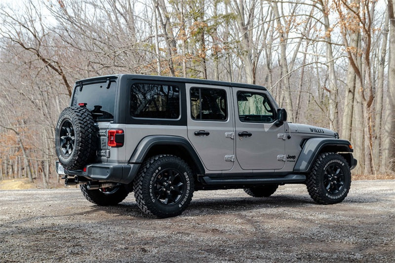 CORSA Performance Corsa 2018-2025 Jeep Wrangler JLU 3.6L 2.75in Sport Cat-Back Exhaust w/ 4in Black Tips