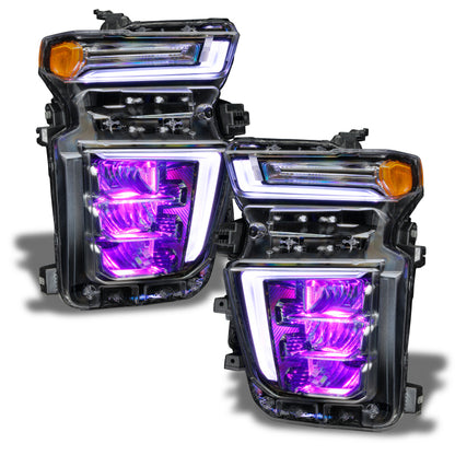 ORACLE Lighting Oracle 20-21 Chevy Silverado HD 2500RGB Headlight Demon Eye Kit - w/o Controller