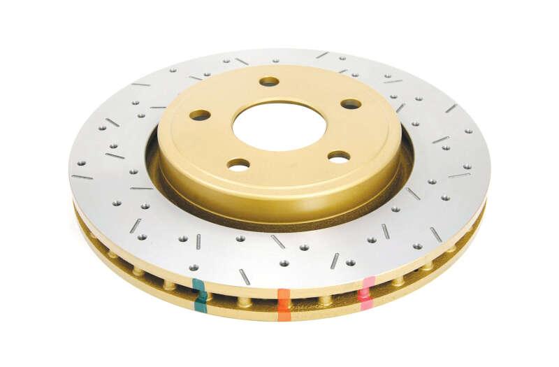 DBA 06-10 Jeep Commander Front 4000 Series Drilled & Slotted Rotor