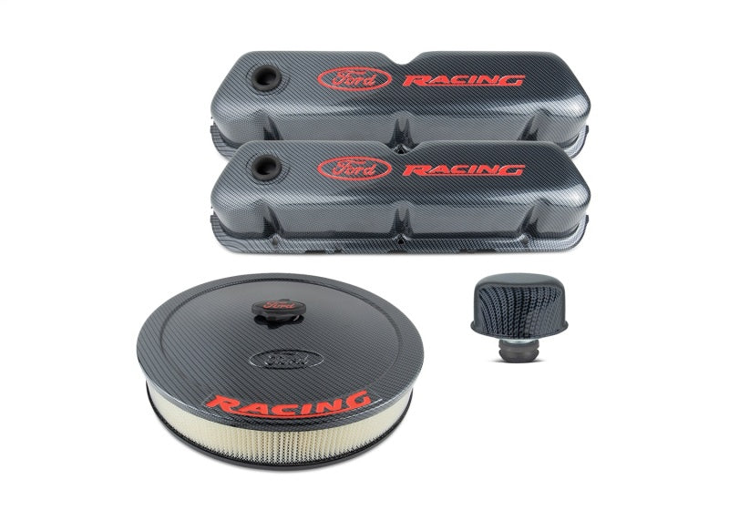 Ford Racing Complete Dress Up Kit - Carbon Fiber Style Finish