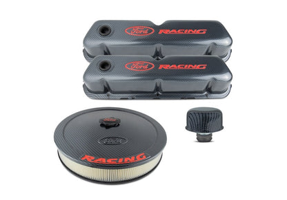 Ford Racing Complete Dress Up Kit - Carbon Fiber Style Finish