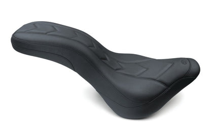 Mustang Motorcycle Mustang 18-21 Harley Heritage Classic & Deluxe DayTripper 1PC Seat Apex - Black
