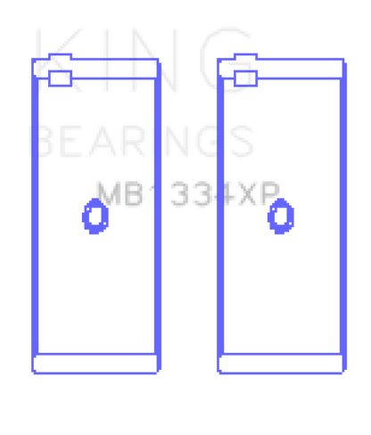 King Engine Bearings Kawasaki ZX-14R (2012-) #1/3/5 (Size +0.25mm) Main Bearing Set